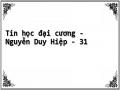 Tin học đại cương - Nguyễn Duy Hiệp - 31