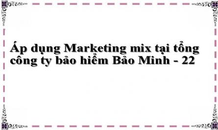Mô Hình Đánh Giá Áp Dụng Marketing Mix Được Đề Xuất Cho Bảo Minh