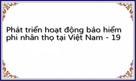 Phát triển hoạt động bảo hiểm phi nhân thọ tại Việt Nam - 19