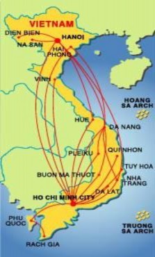 Hàng không Việt Nam có trên 30 tuyến bay quốc tế như đi Moskva Paris Frankfurt 1