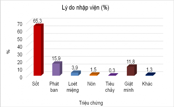 Biểu đồ 3 5 Lý do nhập viện n 1034 Nh ậ n x é t 1034 bệnh nhi khai thác được 1