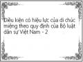 Điều kiện có hiệu lực của di chúc miệng theo quy định của Bộ luật dân sự Việt Nam - 2