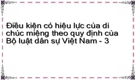Quy Định Của Pháp Luật Dân Sự Việt Nam Về Hình Thức Di Chúc
