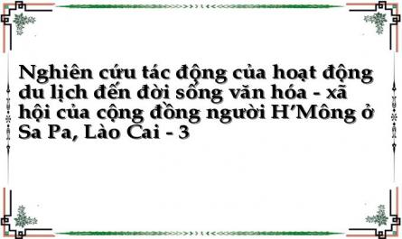 Nội Hàm Của Các Tác Động Của Hoạt Động Du Lịch