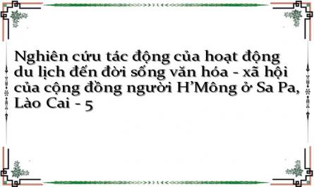 Tác Động Của Du Lịch Đến Đời Sống Văn Hóa-Xã Hội