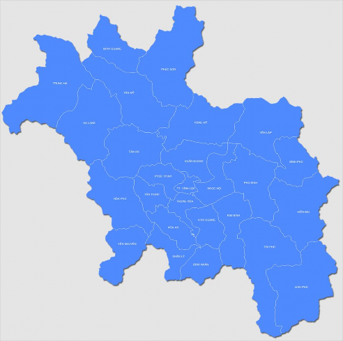 Hình 2 1 Bản đồ hành chính huyện Chiêm Hóa Nguồn Cổng thông tin điện tử 1