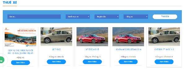 Hình 4 Thuê xe Trường Đại học Kinh tế Huế Hình 5 Các khách sạn mà công ty 5