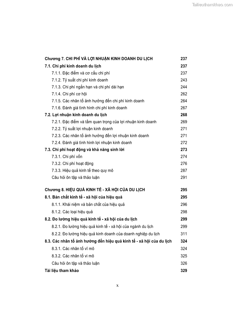 Giáo trình Kinh tế du lịch Phần 1 - 1 Trang 10