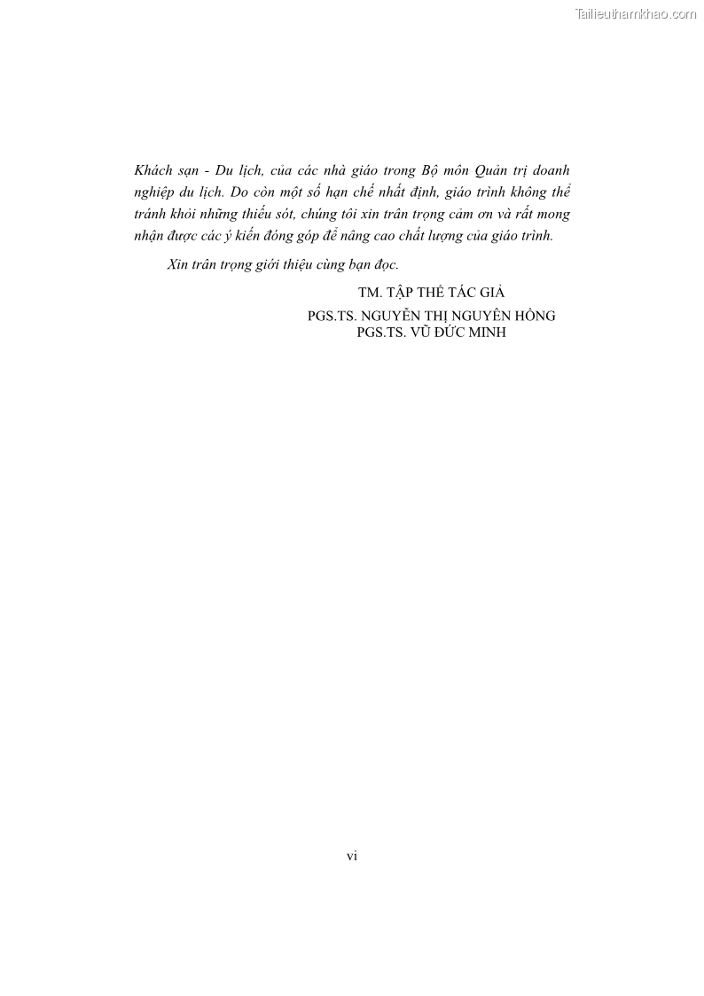 Giáo trình Kinh tế du lịch Phần 1 - 1 Trang 6