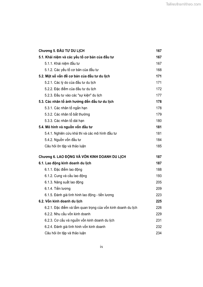 Giáo trình Kinh tế du lịch Phần 1 - 1 Trang 9