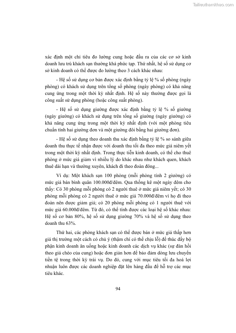 Giáo trình Kinh tế du lịch Phần 1 - 10 Trang 110