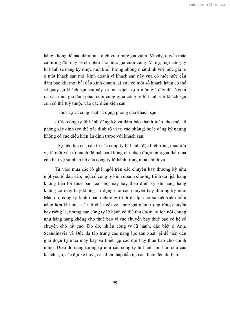 Giáo trình Kinh tế du lịch Phần 1 - 10 Trang 115