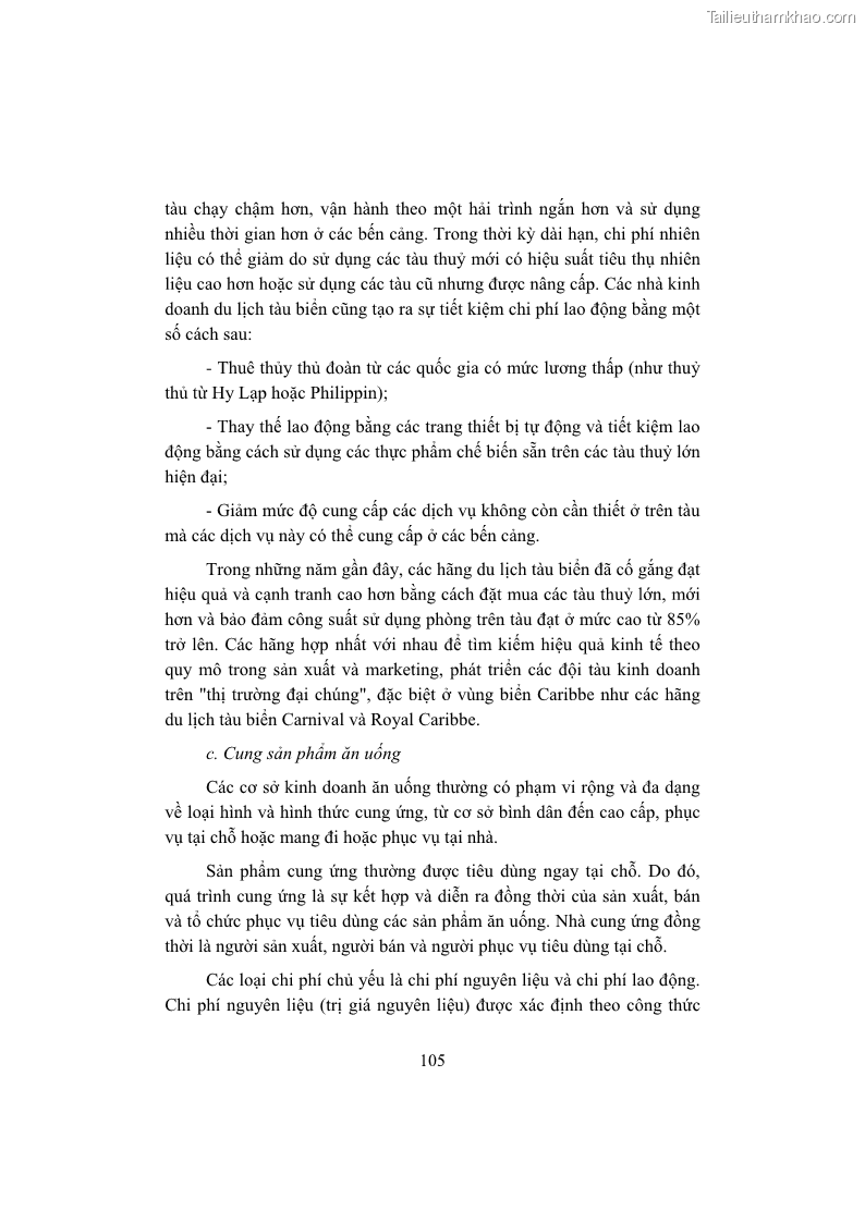 Giáo trình Kinh tế du lịch Phần 1 - 11 Trang 121