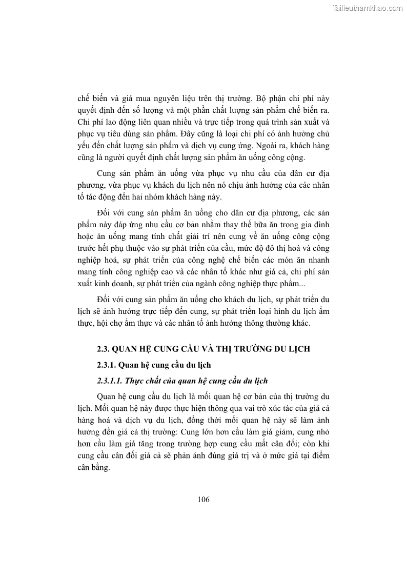 Giáo trình Kinh tế du lịch Phần 1 - 11 Trang 122
