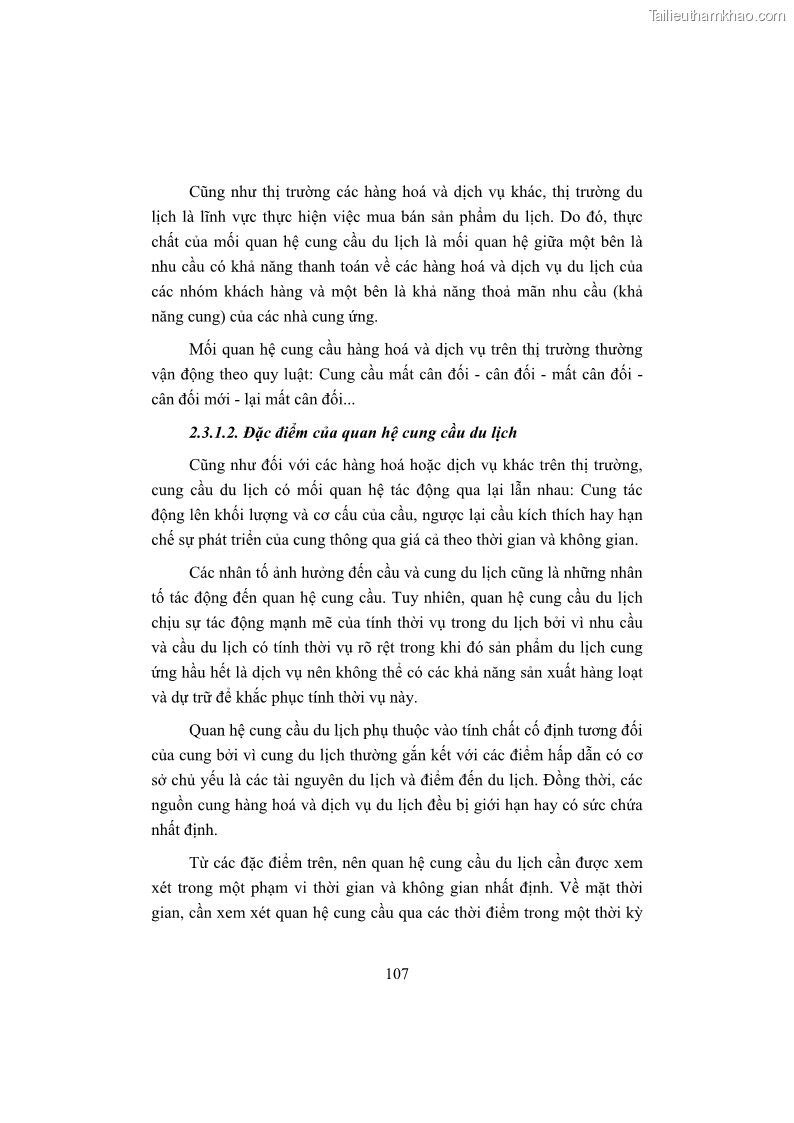 Giáo trình Kinh tế du lịch Phần 1 - 11 Trang 123