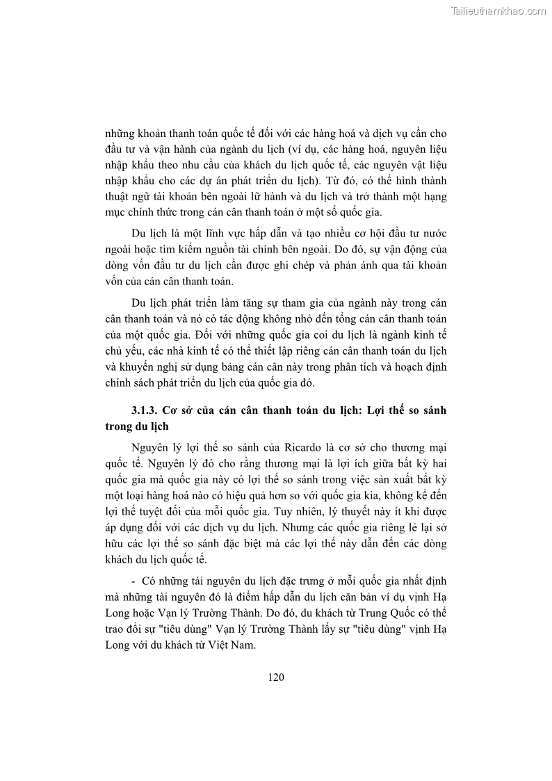 Giáo trình Kinh tế du lịch Phần 1 - 12 Trang 136