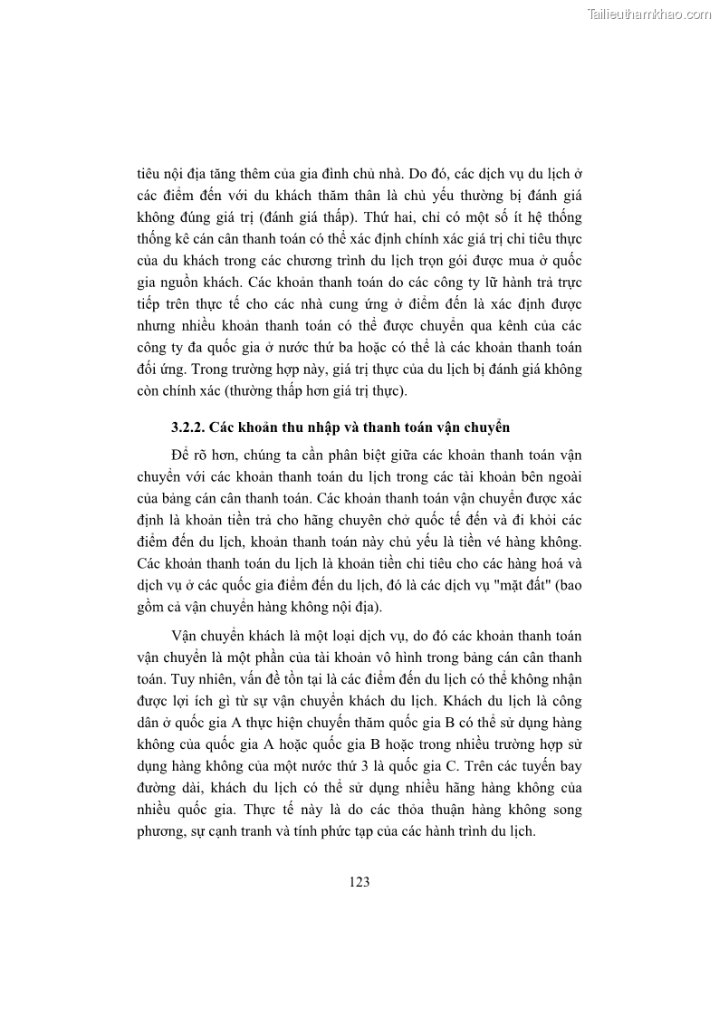 Giáo trình Kinh tế du lịch Phần 1 - 12 Trang 139