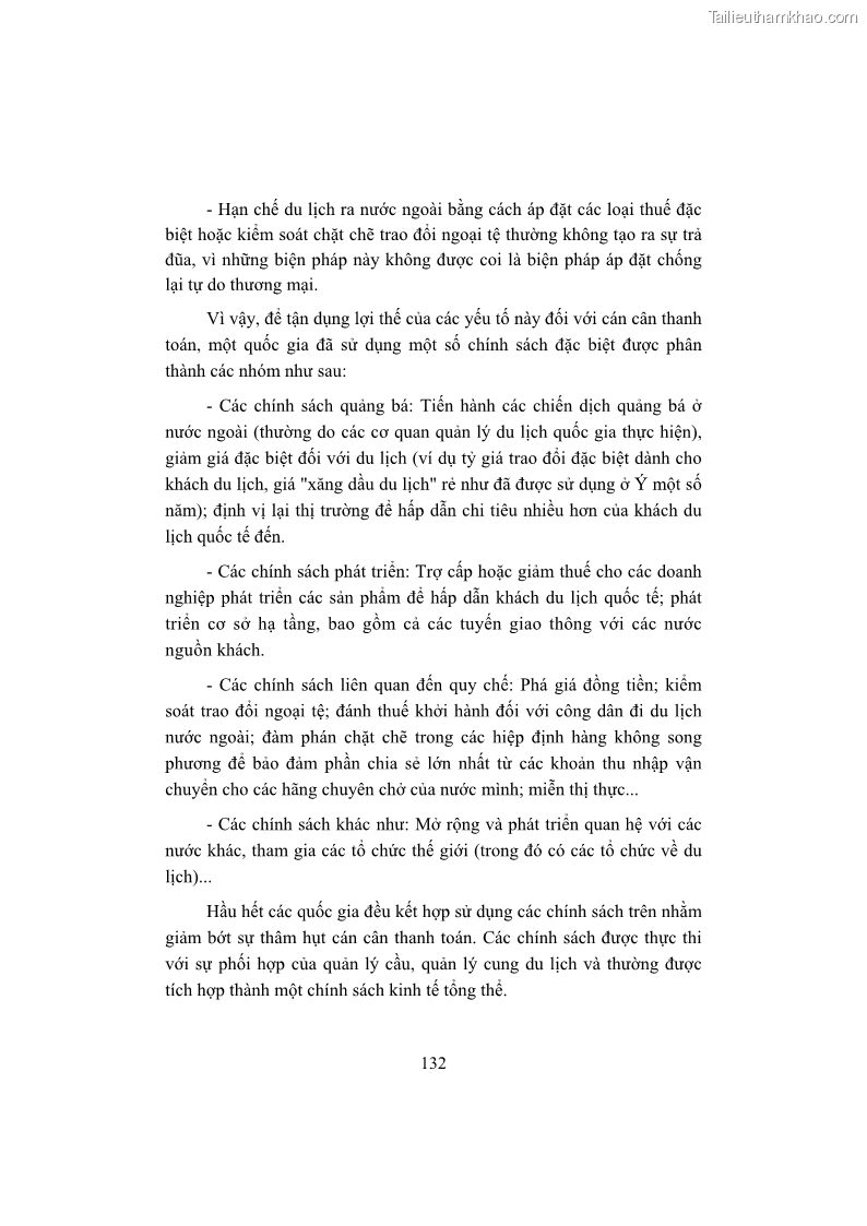 Giáo trình Kinh tế du lịch Phần 1 - 13 Trang 148