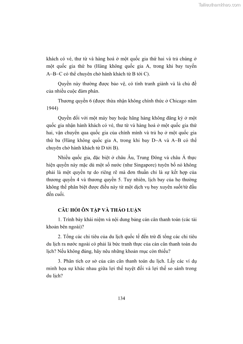 Giáo trình Kinh tế du lịch Phần 1 - 13 Trang 150