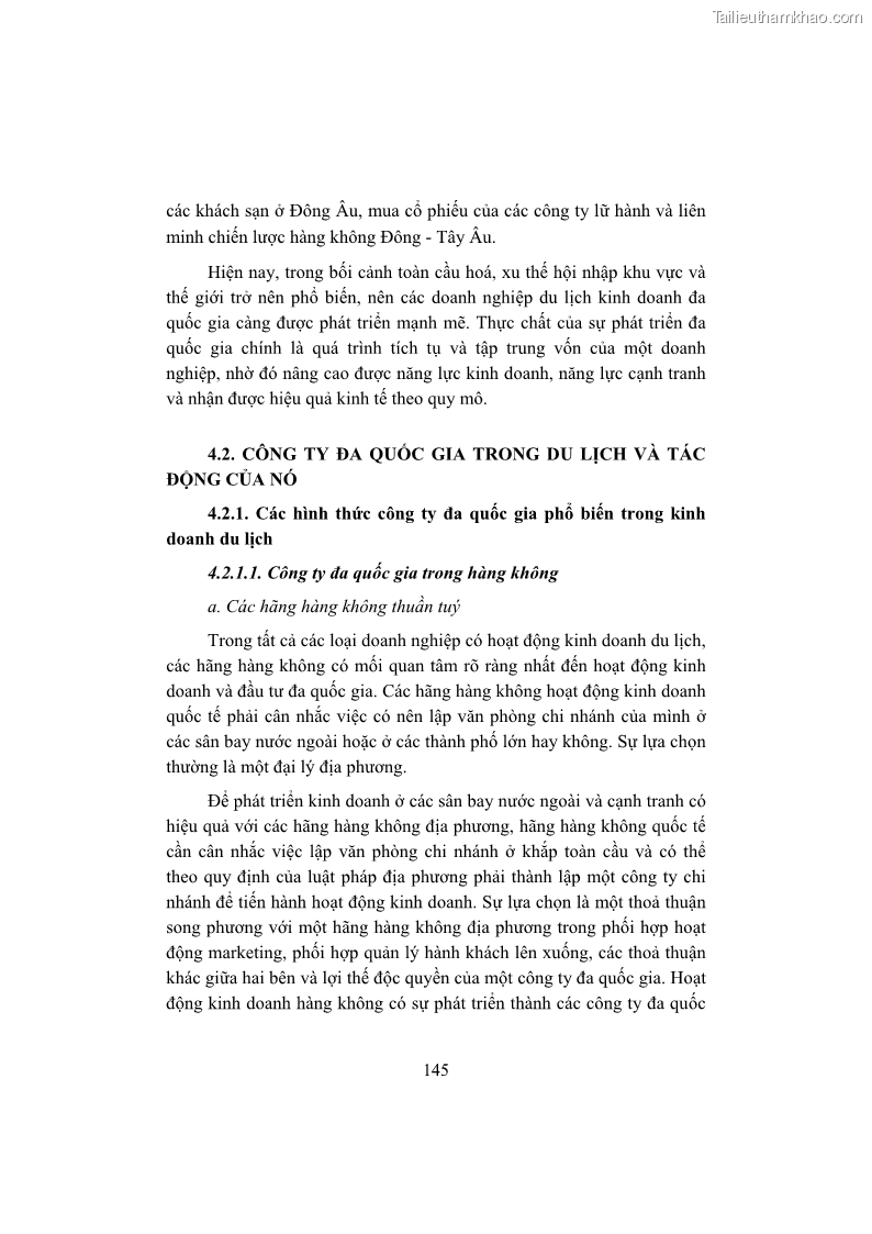 Giáo trình Kinh tế du lịch Phần 1 - 14 Trang 161