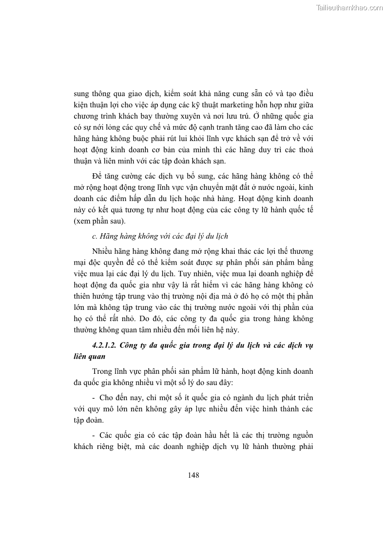 Giáo trình Kinh tế du lịch Phần 1 - 14 Trang 164