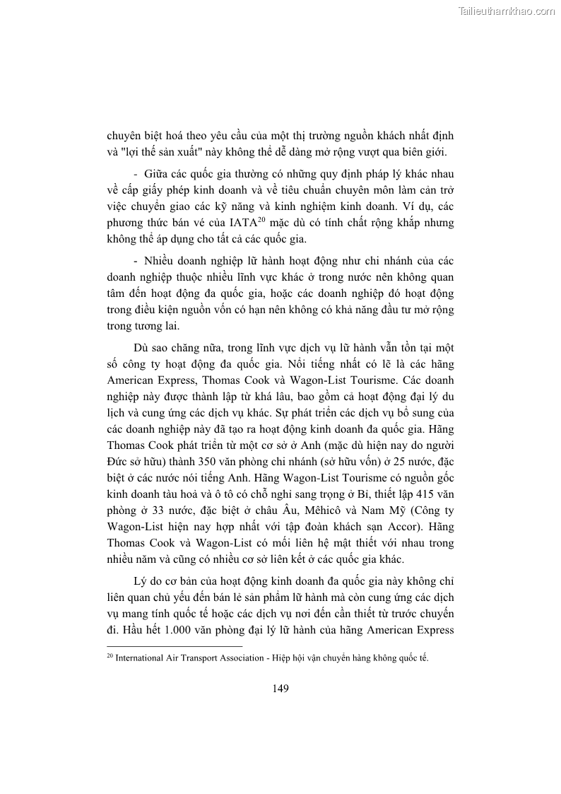 Giáo trình Kinh tế du lịch Phần 1 - 14 Trang 165