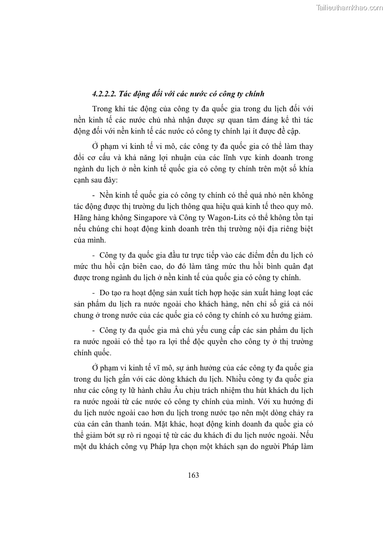 Giáo trình Kinh tế du lịch Phần 1 - 15 Trang 179