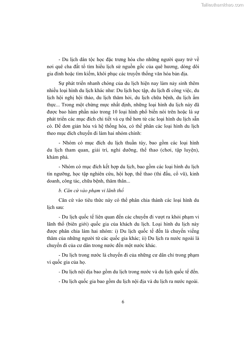 Giáo trình Kinh tế du lịch Phần 1 - 2 Trang 22