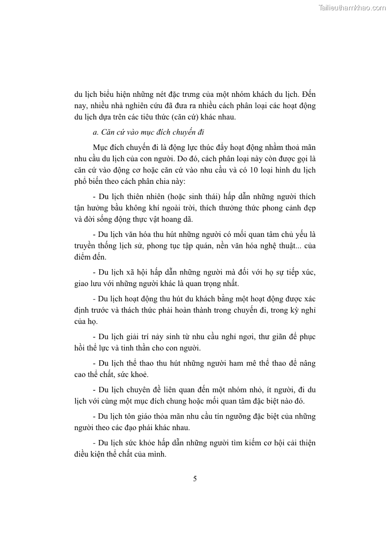 Giáo trình Kinh tế du lịch Phần 1 - 2 Trang 21