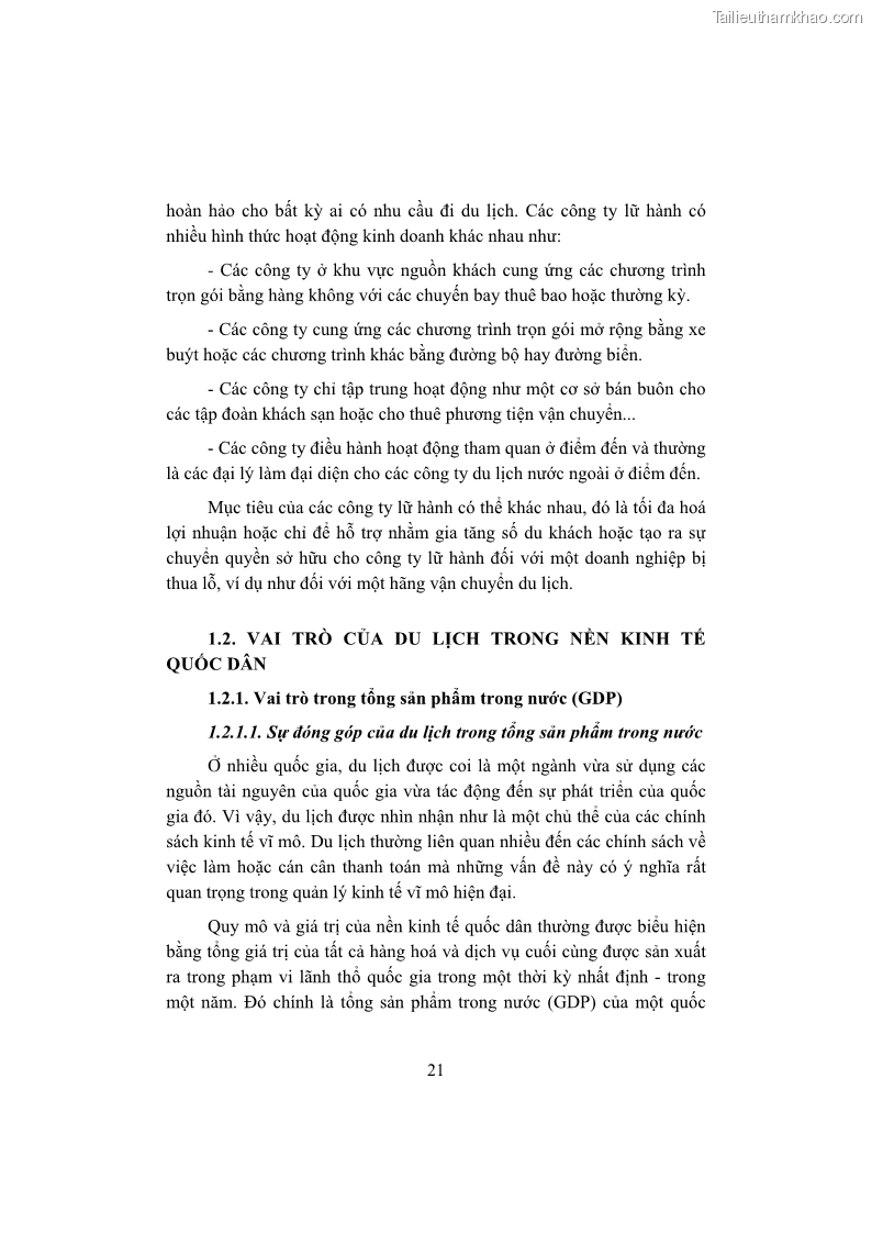 Giáo trình Kinh tế du lịch Phần 1 - 4 Trang 37