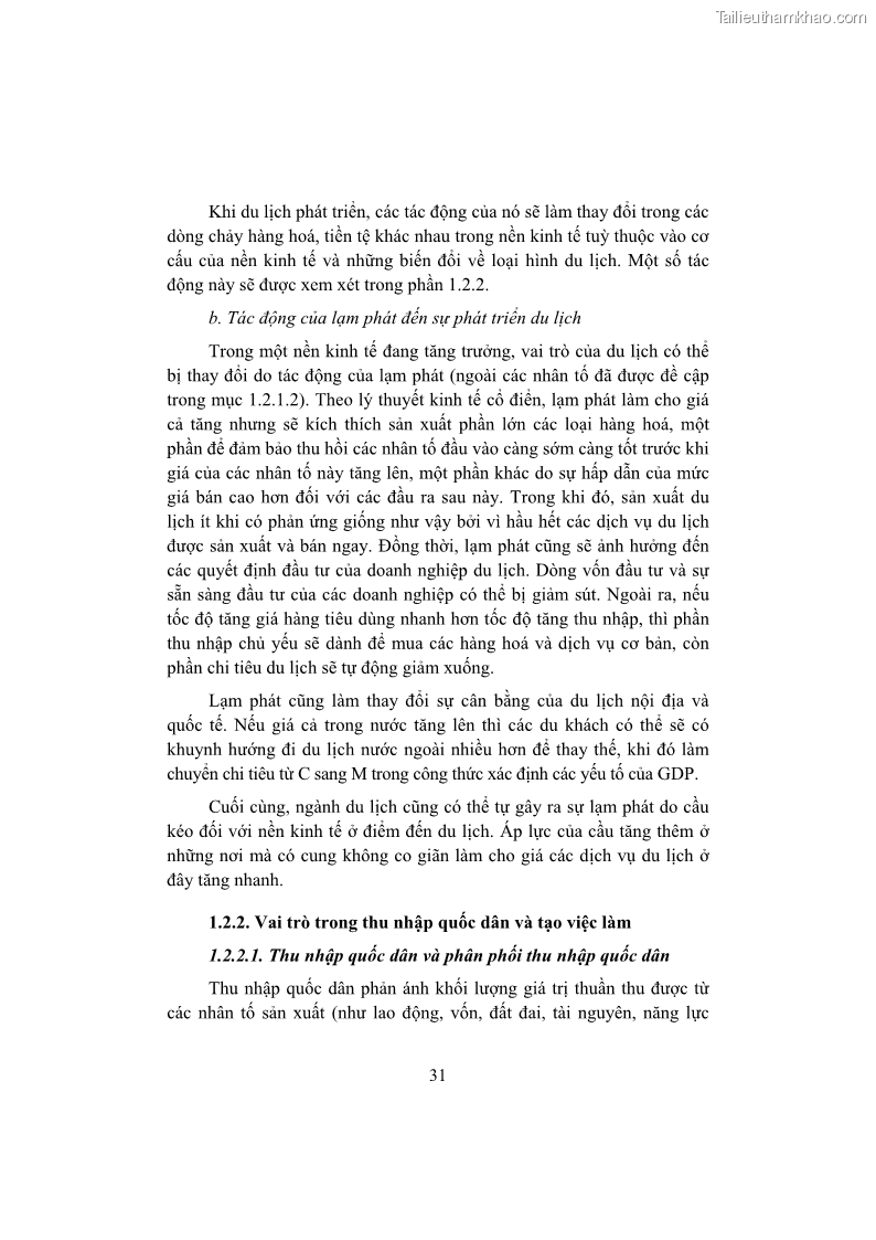 Giáo trình Kinh tế du lịch Phần 1 - 4 Trang 47