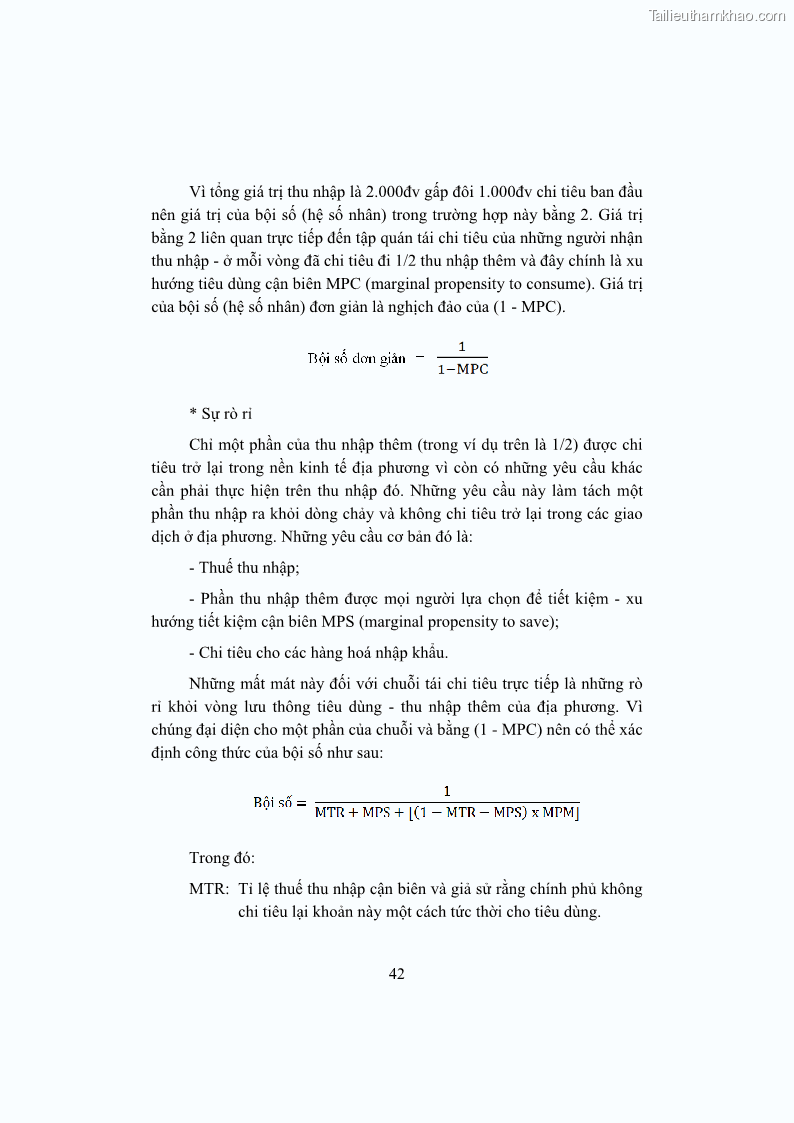 Giáo trình Kinh tế du lịch Phần 1 - 5 Trang 58