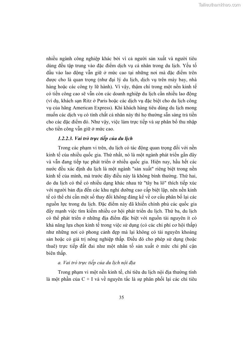 Giáo trình Kinh tế du lịch Phần 1 - 5 Trang 51