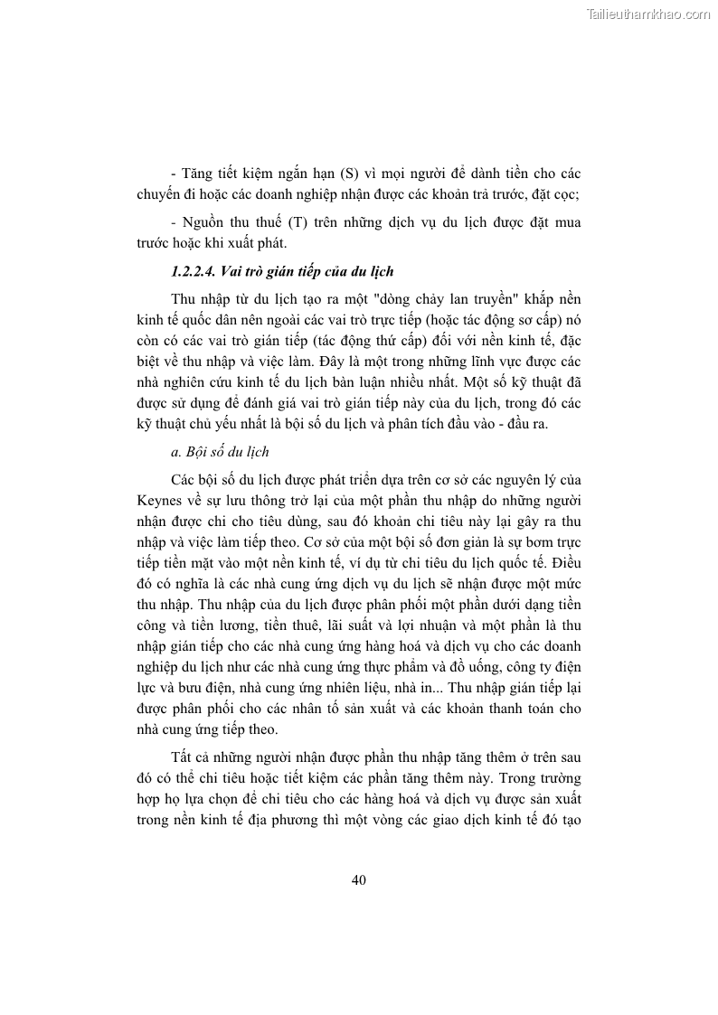 Giáo trình Kinh tế du lịch Phần 1 - 5 Trang 56