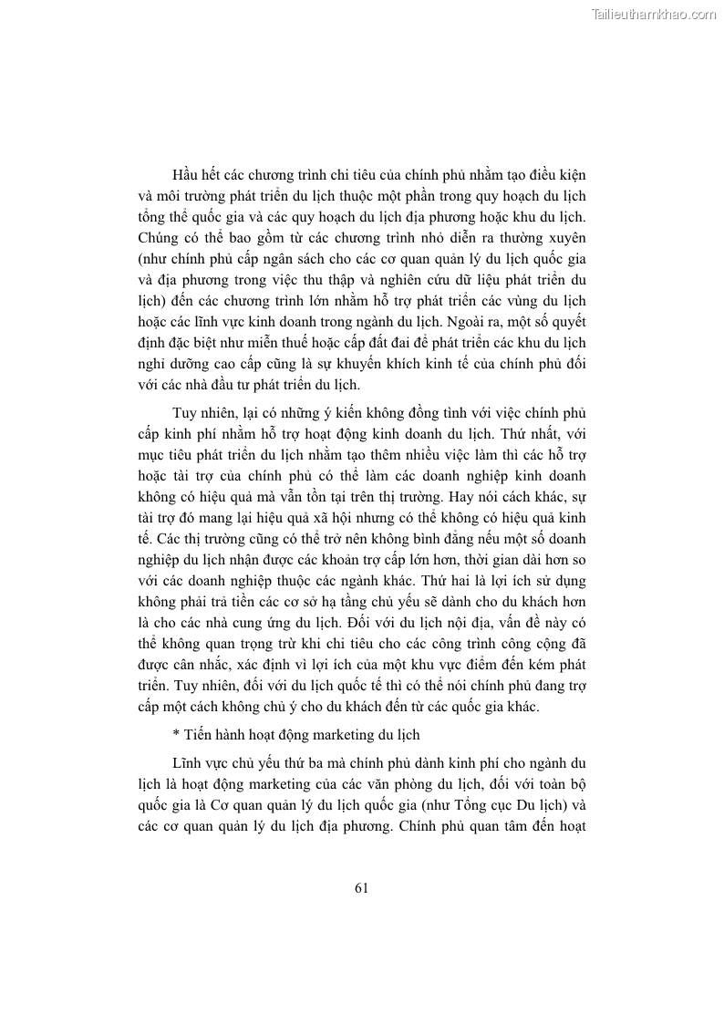 Giáo trình Kinh tế du lịch Phần 1 - 7 Trang 77