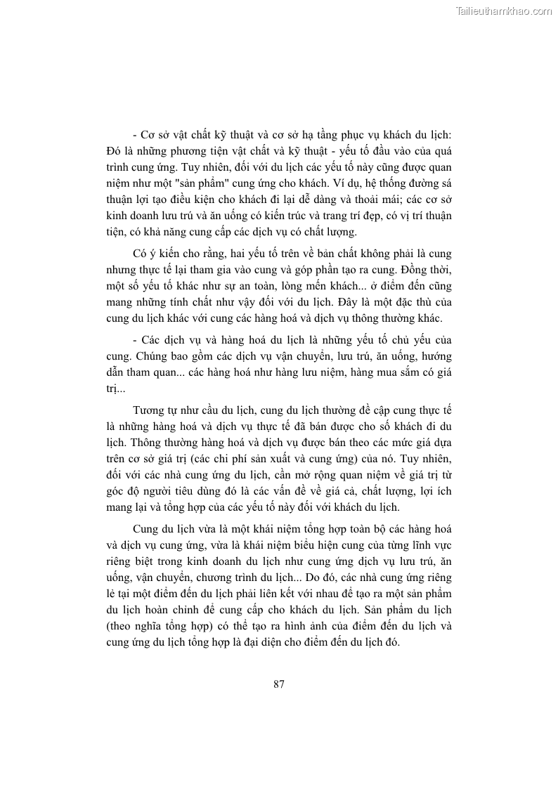 Giáo trình Kinh tế du lịch Phần 1 - 9 Trang 103