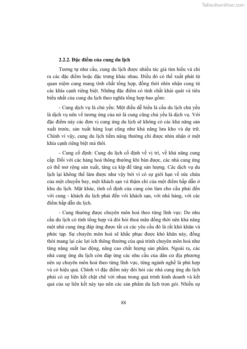 Giáo trình Kinh tế du lịch Phần 1 - 9 Trang 104