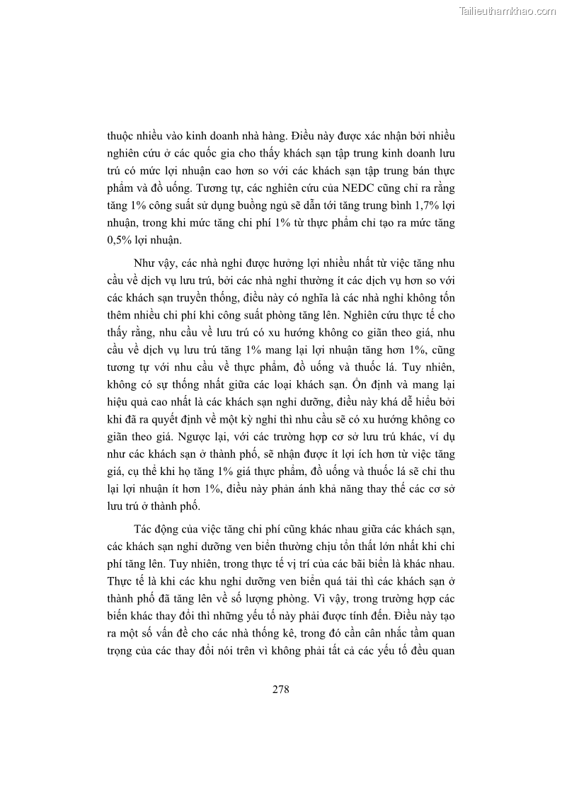 Giáo trình Kinh tế du lịch Phần 2 - 10 Trang 112