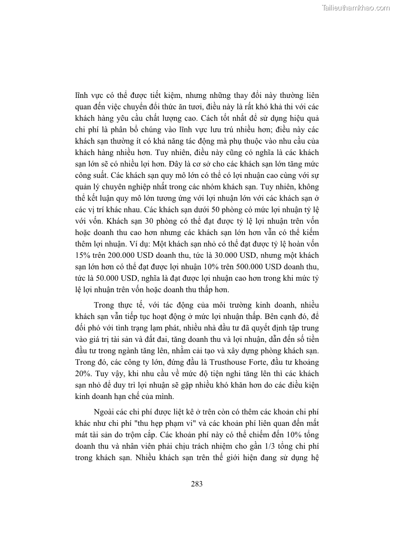 Giáo trình Kinh tế du lịch Phần 2 - 10 Trang 117