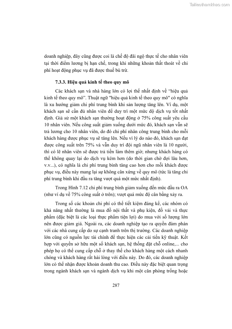 Giáo trình Kinh tế du lịch Phần 2 - 11 Trang 121