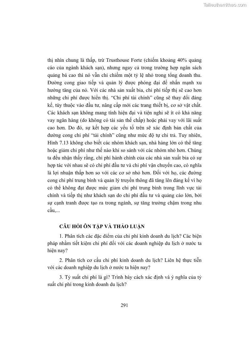 Giáo trình Kinh tế du lịch Phần 2 - 11 Trang 125