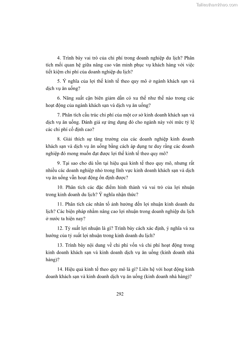 Giáo trình Kinh tế du lịch Phần 2 - 11 Trang 126