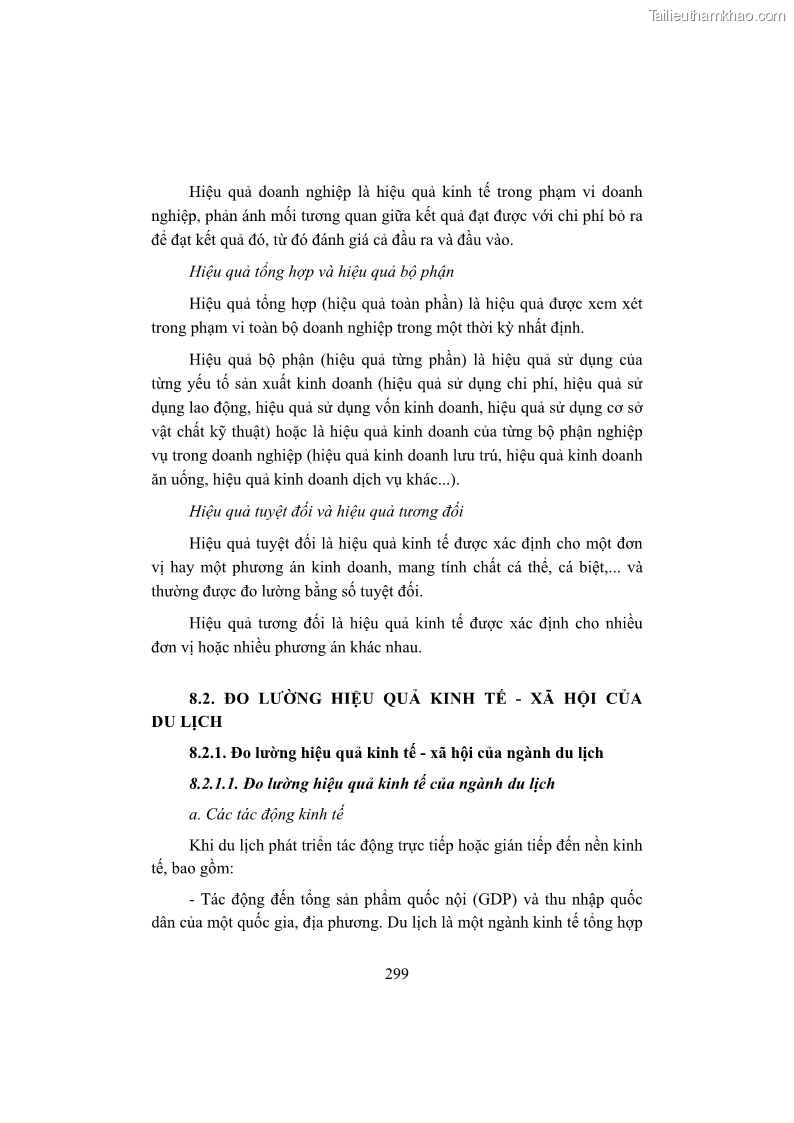 Giáo trình Kinh tế du lịch Phần 2 - 12 Trang 133