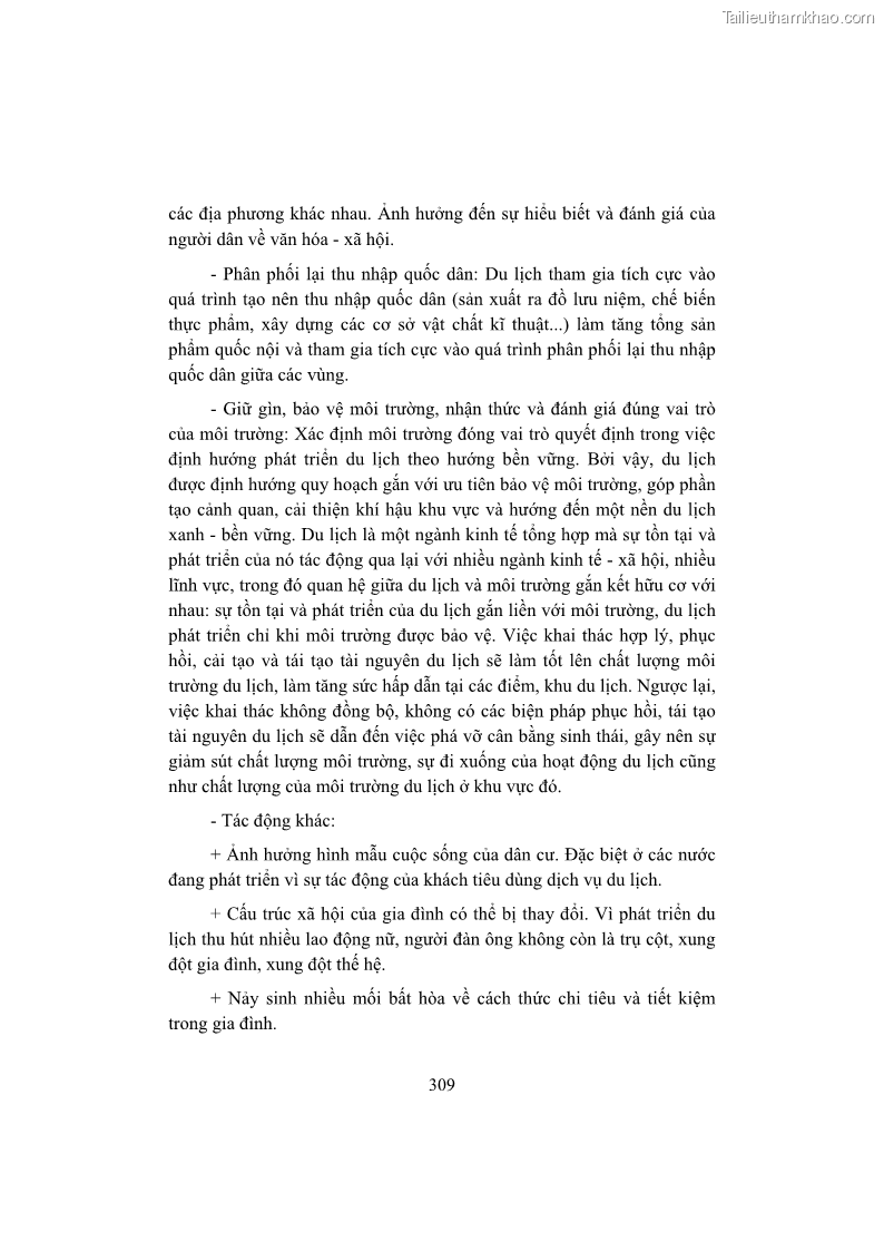 Giáo trình Kinh tế du lịch Phần 2 - 12 Trang 143