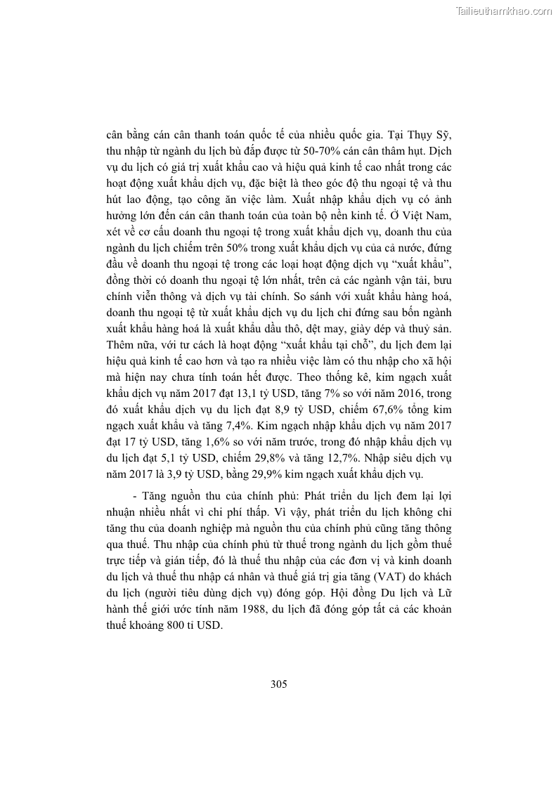 Giáo trình Kinh tế du lịch Phần 2 - 12 Trang 139