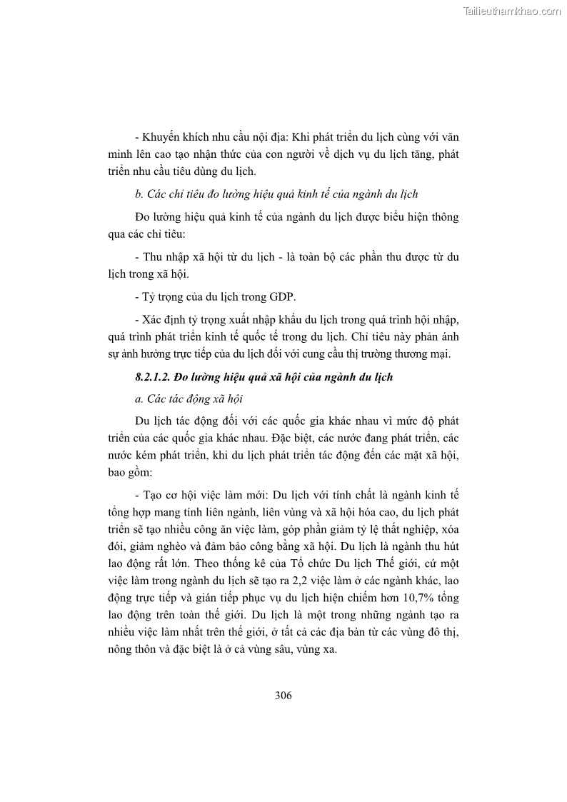 Giáo trình Kinh tế du lịch Phần 2 - 12 Trang 140