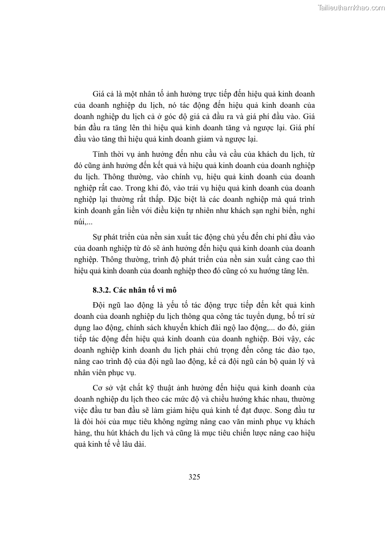 Giáo trình Kinh tế du lịch Phần 2 - 14 Trang 159