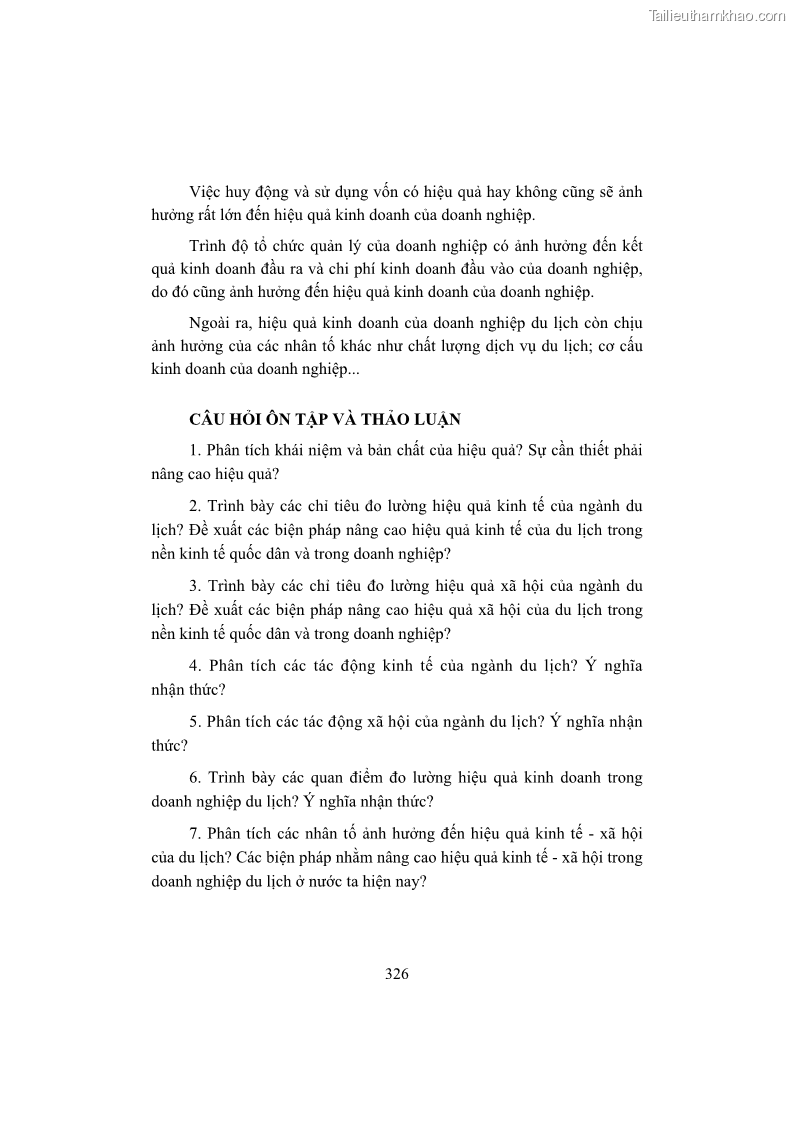 Giáo trình Kinh tế du lịch Phần 2 - 14 Trang 160