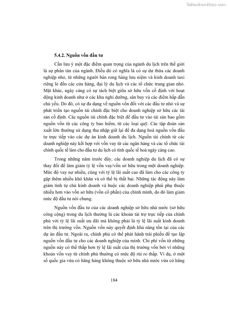 Giáo trình Kinh tế du lịch Phần 2 - 2 Trang 18
