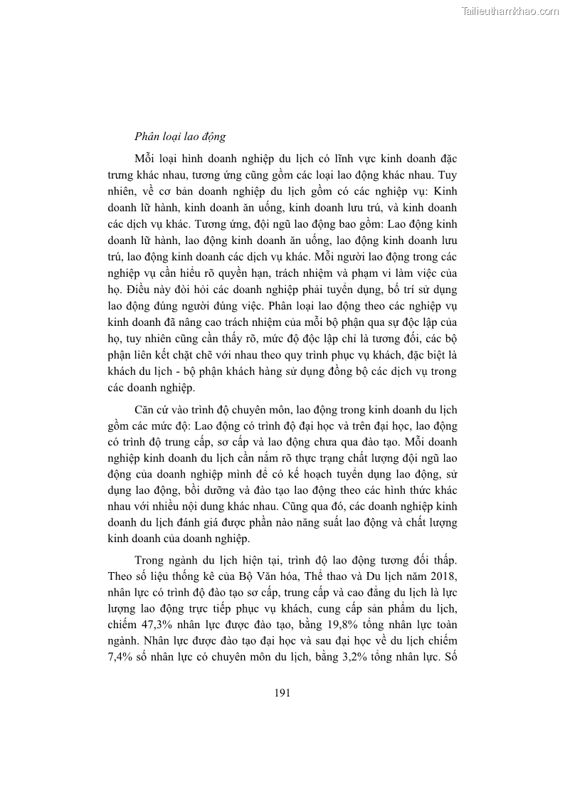 Giáo trình Kinh tế du lịch Phần 2 - 3 Trang 25